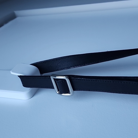 Arcadia Leather Pleated Slouchy Bowling Bag - Picture 8 of 9